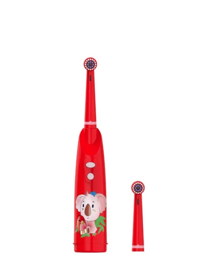 Kids' Battery-Powered Electric Toothbrush (Assorted Designs) Pack of 2