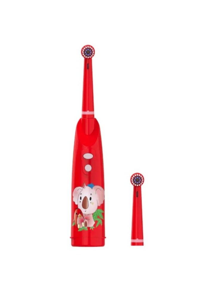 Kids' Battery-Powered Electric Toothbrush (Assorted Designs) Pack of 2