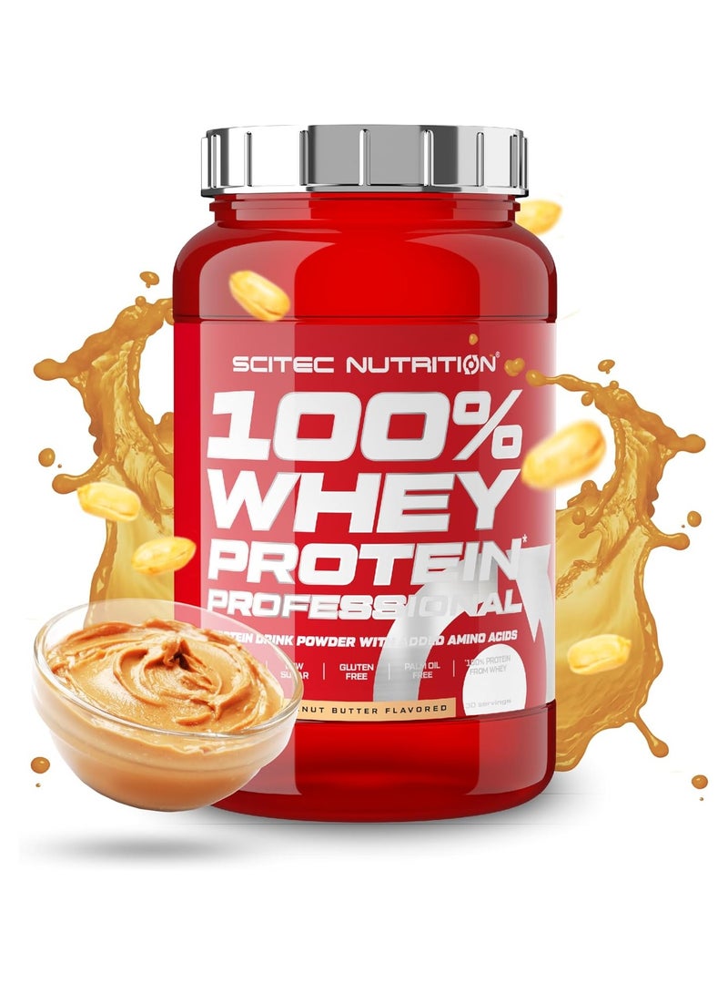 100% Whey Protein Professional Peanut Butter 2 LB With Extra Amino Acids