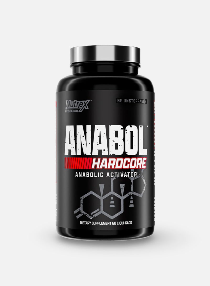 Nutrex Research Anabol Hardcore Anabolic Activator, Muscle Builder and Hardening Agent capsules