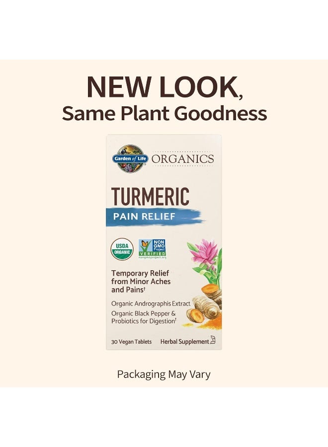 Mykind Organics Turmeric Pain Relief Formula 30 Vegan 183069