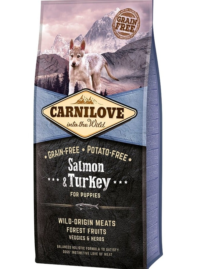 Carnilove Salmon & Turkey for Puppies 12kg