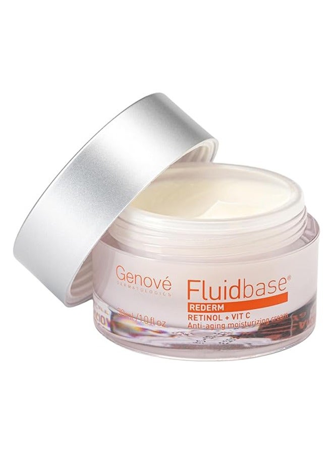 Genove Fluidbase Anti-Aging Moisturizing Cream Retinol+ Vitamin C +H.Acid 30ML