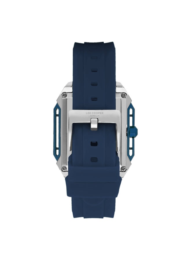 Men's G3265 Movement Watch, Automatic Display and Silicone Strap - LC07900.359, Blue