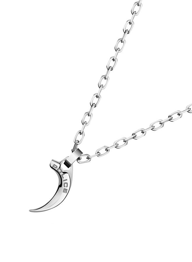 Police Stainless Steel necklace For Men in Silver