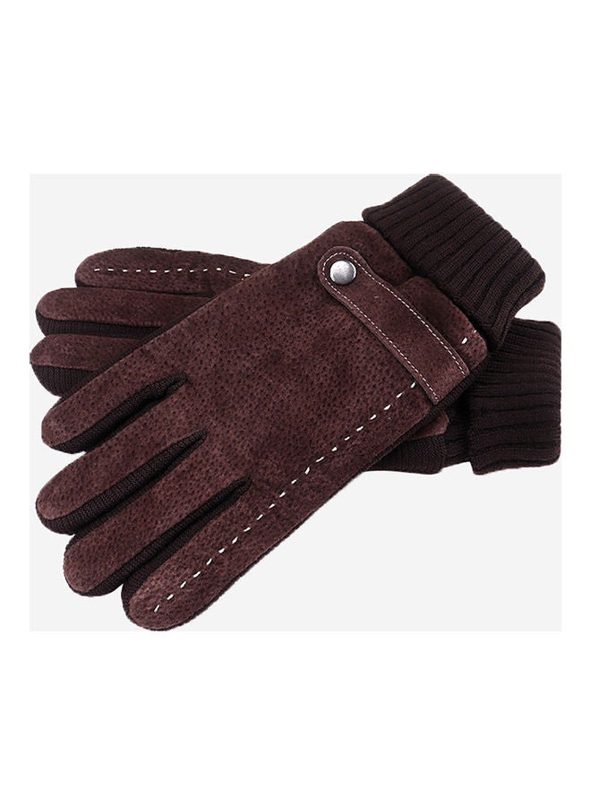 Winter Warm Fleece Full Finger Sports Cycling Skiing Gloves 0.15kg