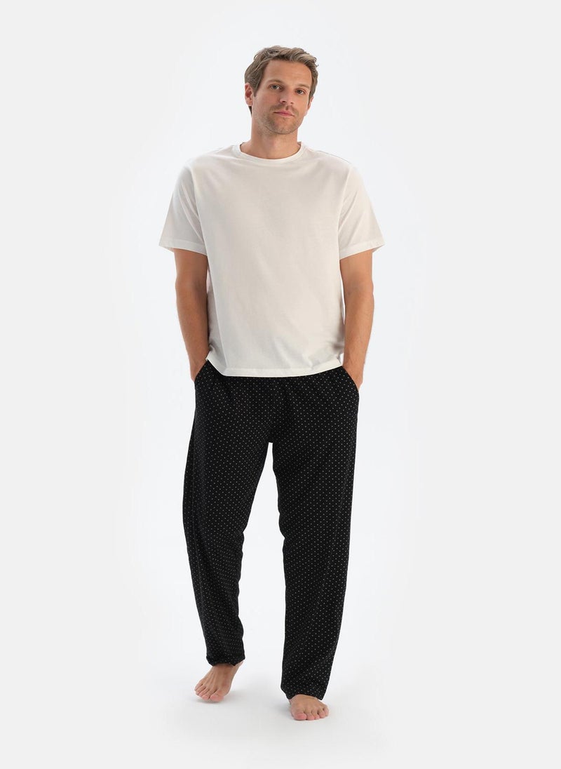 Micro Print Trousers Sleepwear