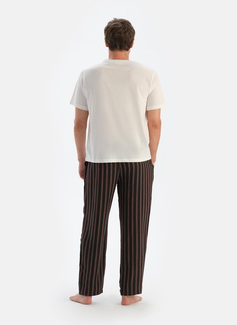 Striped Trousers Sleepwear