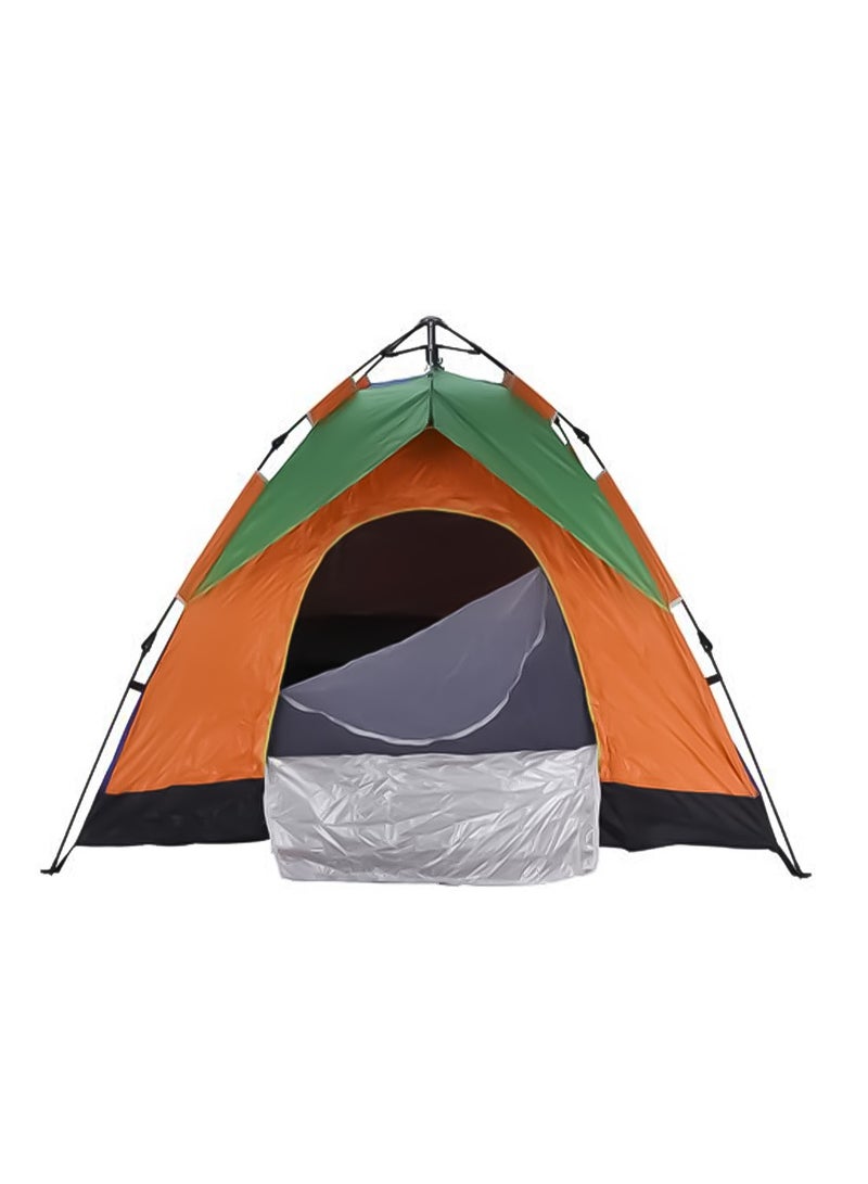 Camping Tent with Weather Technology, Instant Setup 4 Person Waterproof Tent, Double-Thick Fabric And Carry Bag, Sets Up In Few Minutes Automatic Tent For Outdoor LB-20348