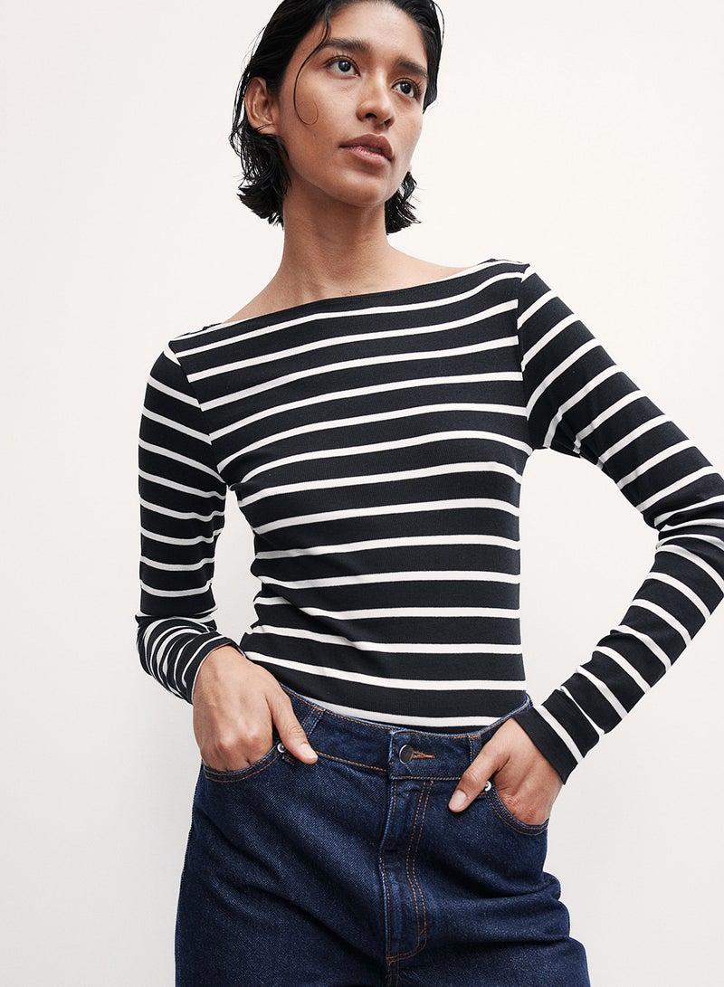 Boat-Neck Top