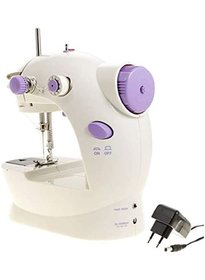 Portable Mini Sewing Machine White/Blue