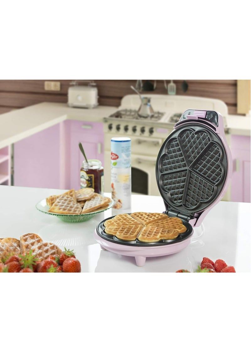 Sweet Dreams Waffle Iron for Waffles on a Stick, Retro Design, Pink