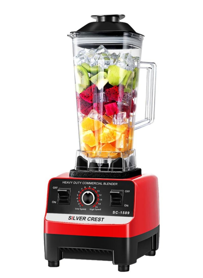 Heavy Duty 2 Cups Silver Crest Sc-1589 Blender And Grinder 4500W Multifunction Blender