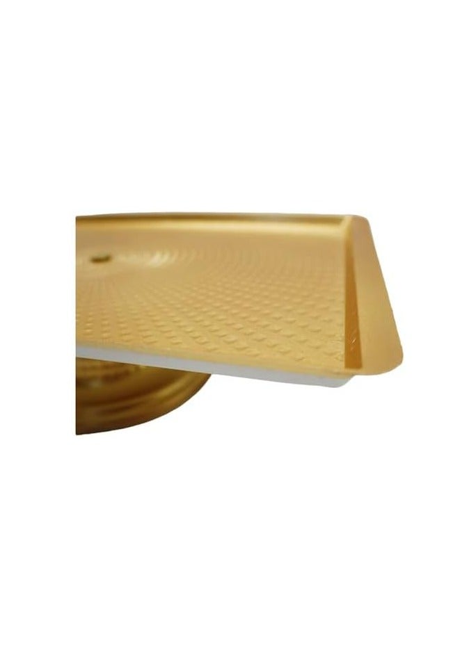 Painted Rectangular Legs Gold – Elegant Decorative Tray with Gold Legs for Special Occasions