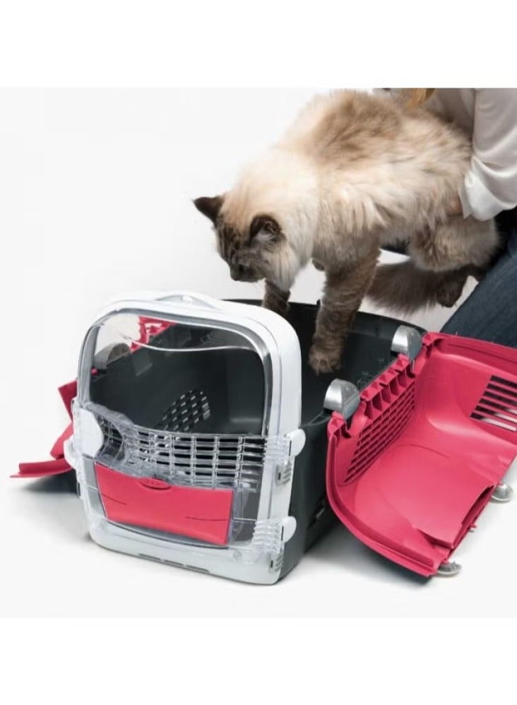 Cabrio Cat Carrier System Cherry Red