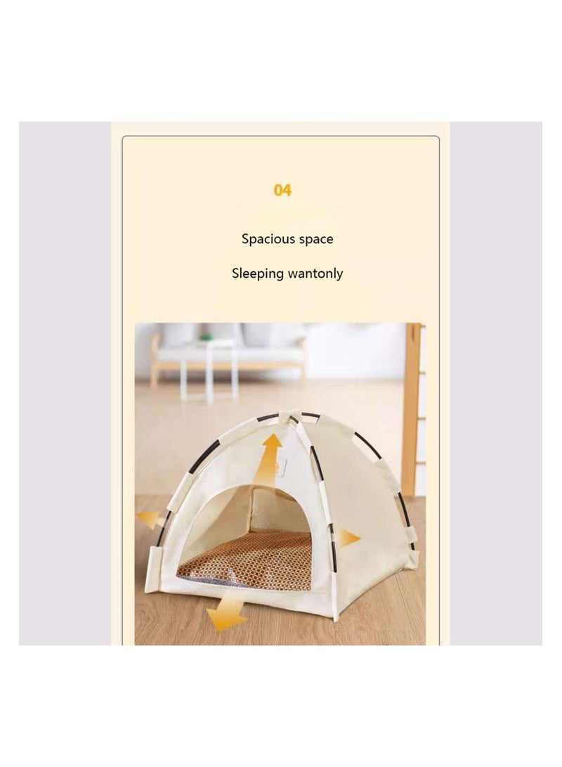 Washable Folding Cave Cat Dog Teepee Bed House. Pets Teepee Cat Tent Cave Bed Dog Cat Kennel.