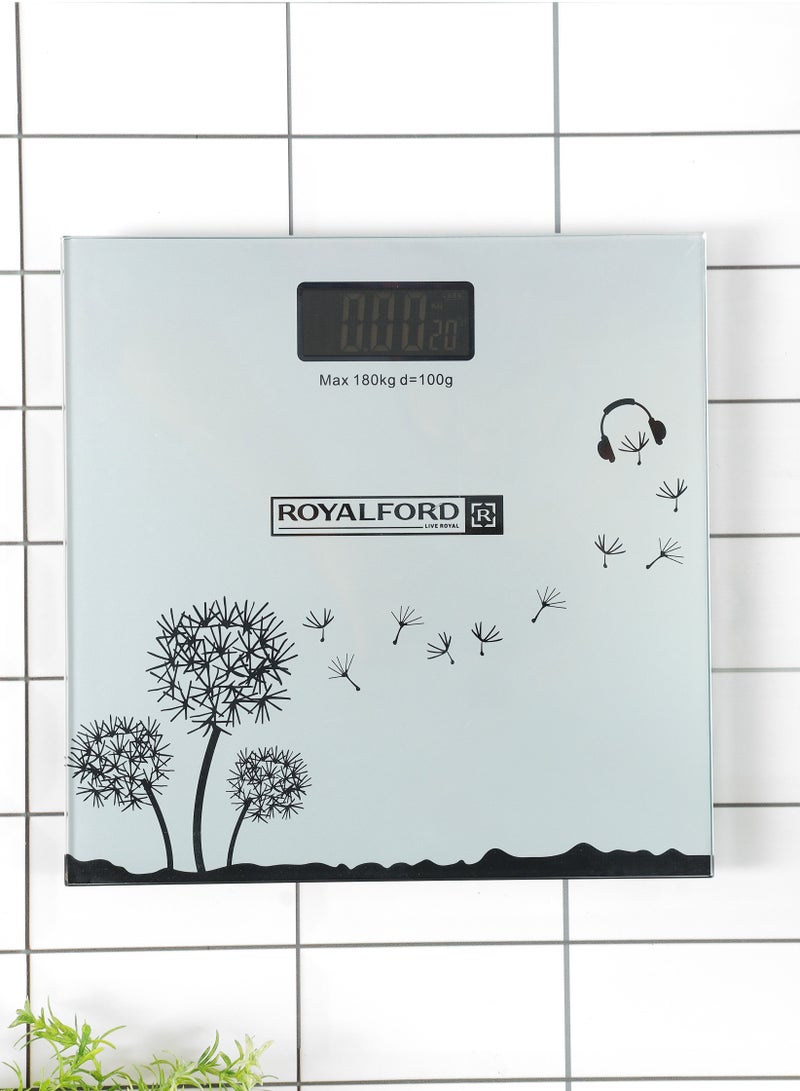 Electronic Health Scale Multi-Purpose Weighing Scale Auto On/Off Lcd Diplay 180Kg Capacity Multicolor