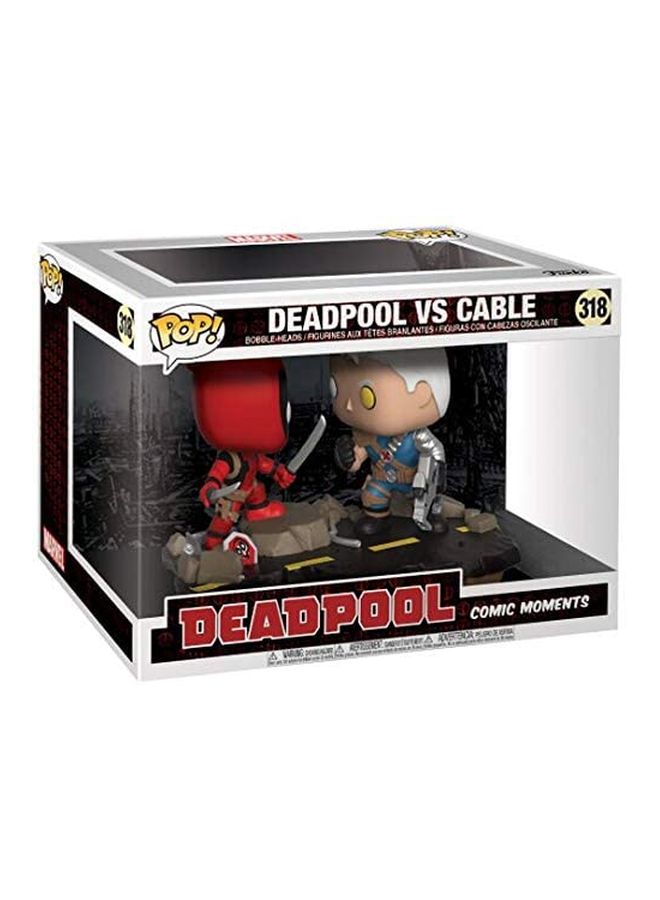 PoP! Deadpool Vs Cable Comic Moments Bobblehead Toy 318