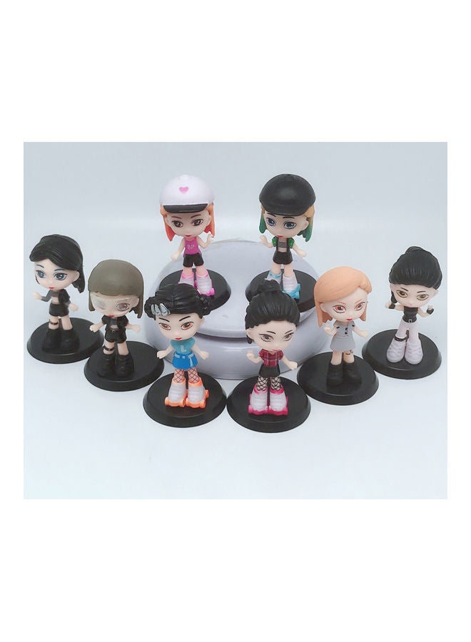 8-Piece Blackpink Model Figure Toy