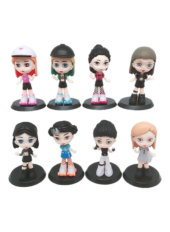 8-Piece Blackpink Model Figure Toy