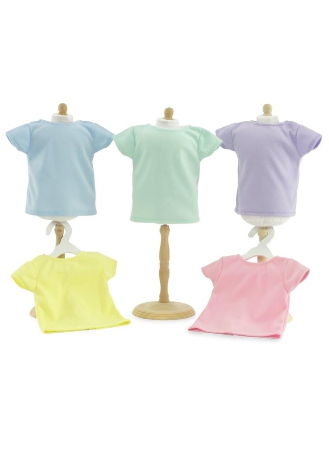 Emily Rose 18 inch Doll Clothes 5 Pack Pastel 18