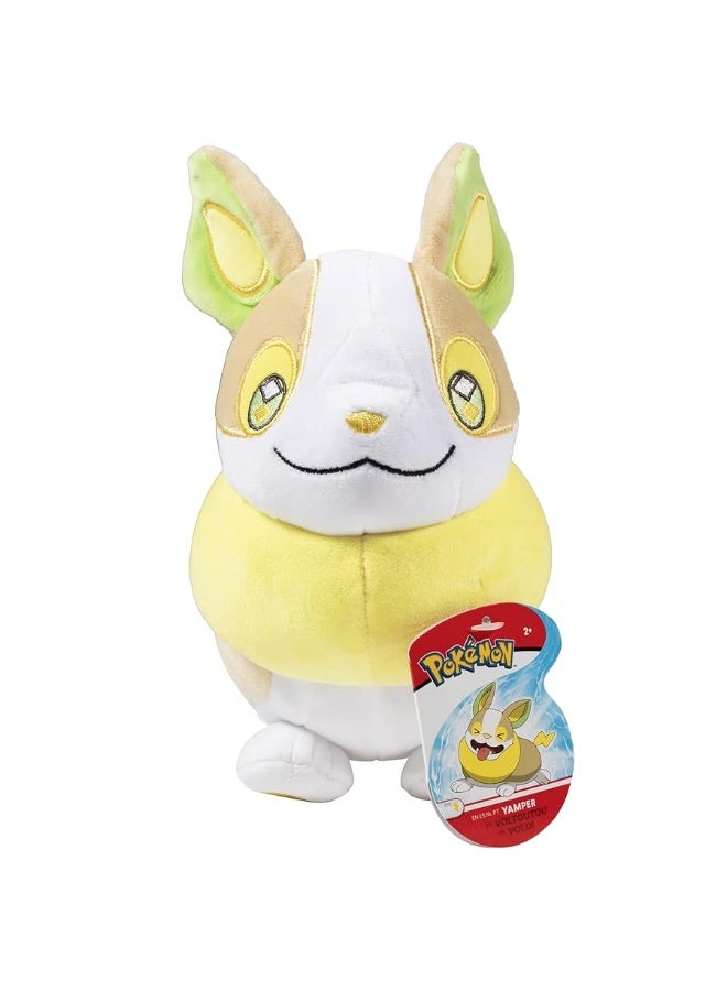 Pokmon 8 Yamper Plush  Officially Licensed  Sword  Shield Boltund Evolution  Quality  Soft Stuffed Animal Toy  Great Gift for Kids Boys Girls  Fans of Pokemon