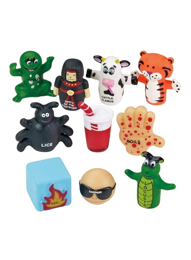 Rite Lite Passover Ten Plague Finger Puppets 9â€ Vinyl