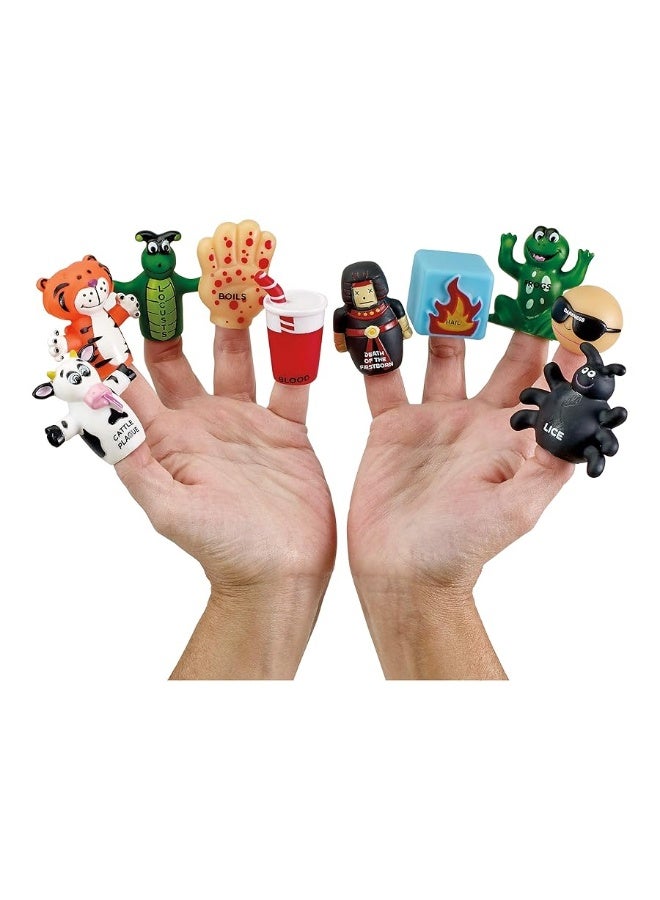 Rite Lite Passover Ten Plague Finger Puppets 9â€ Vinyl