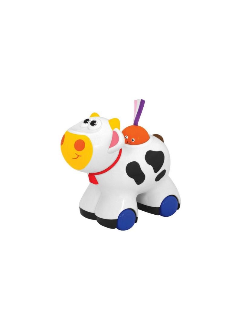 Kiddieland – Push N Go Moo Moo Cow | Toddler Toy