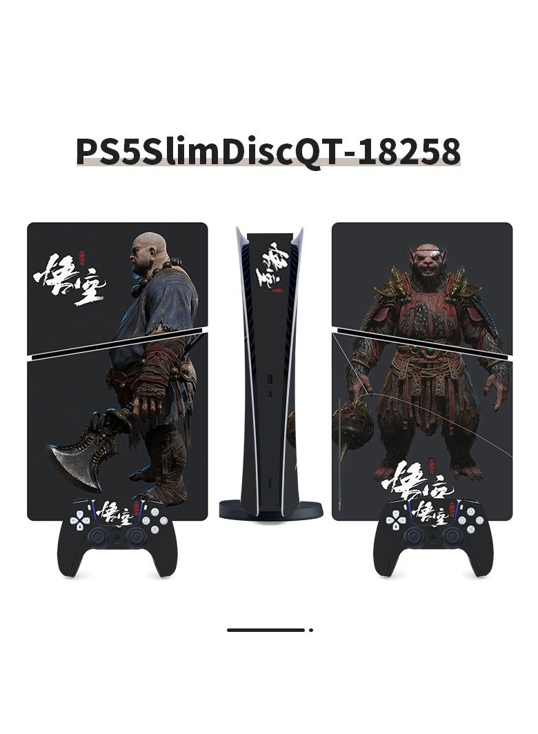 Suitable For Sony PS5 Gaming Console Black Myth Wukong Full Set Of Stickers