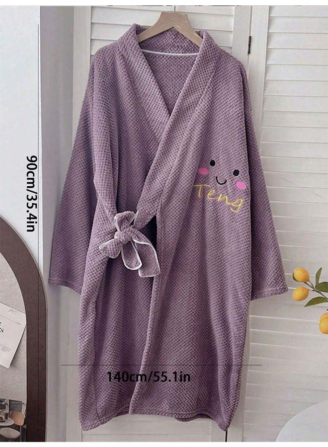 New Thicken Bathrobe for Women High Absorbent and Quick Drying, Soft Bathrobe for Adults