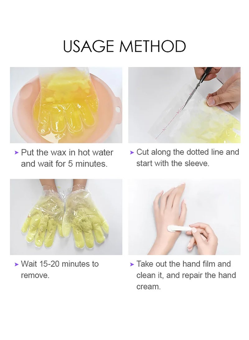 Disposable Paraffin Wax Gloves and Socks for Hands and Feet Soft smooth and deeply hydrating Dual paraffin wax treatment offers soothing therapy for both hands and feet leaving skin rejuvenated