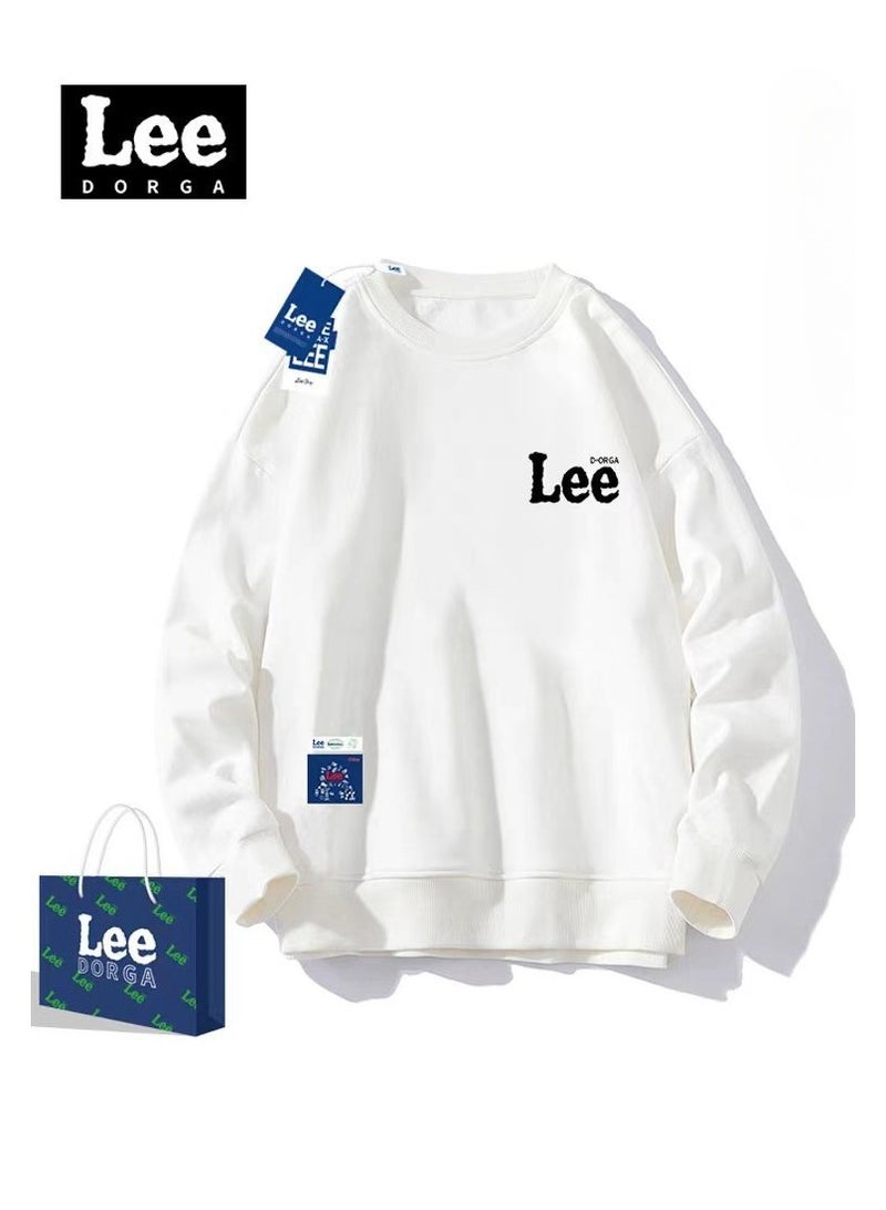 Lee Brand Hoodie Loose Casual Round Neck Long Sleeved Hoodie