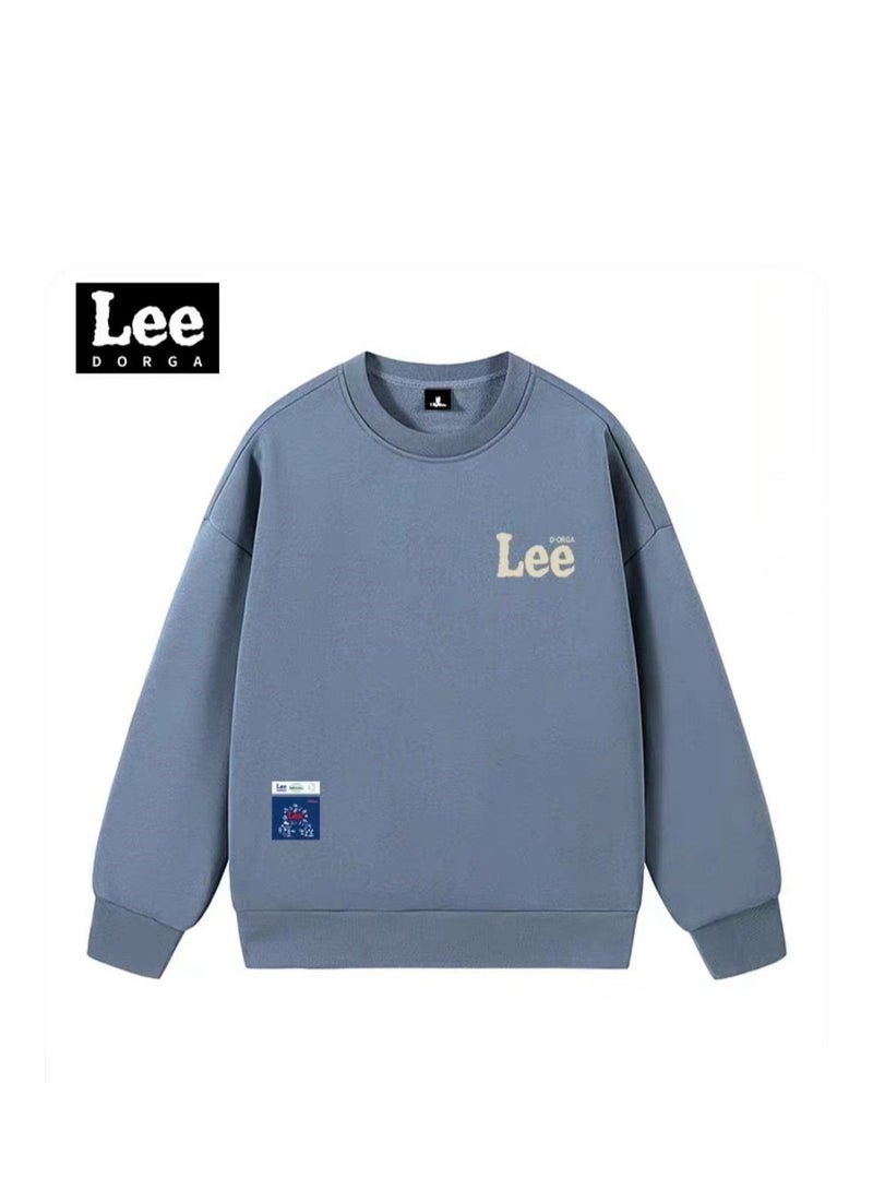 Lee Brand Hoodie Loose Casual Round Neck Long Sleeved Hoodie