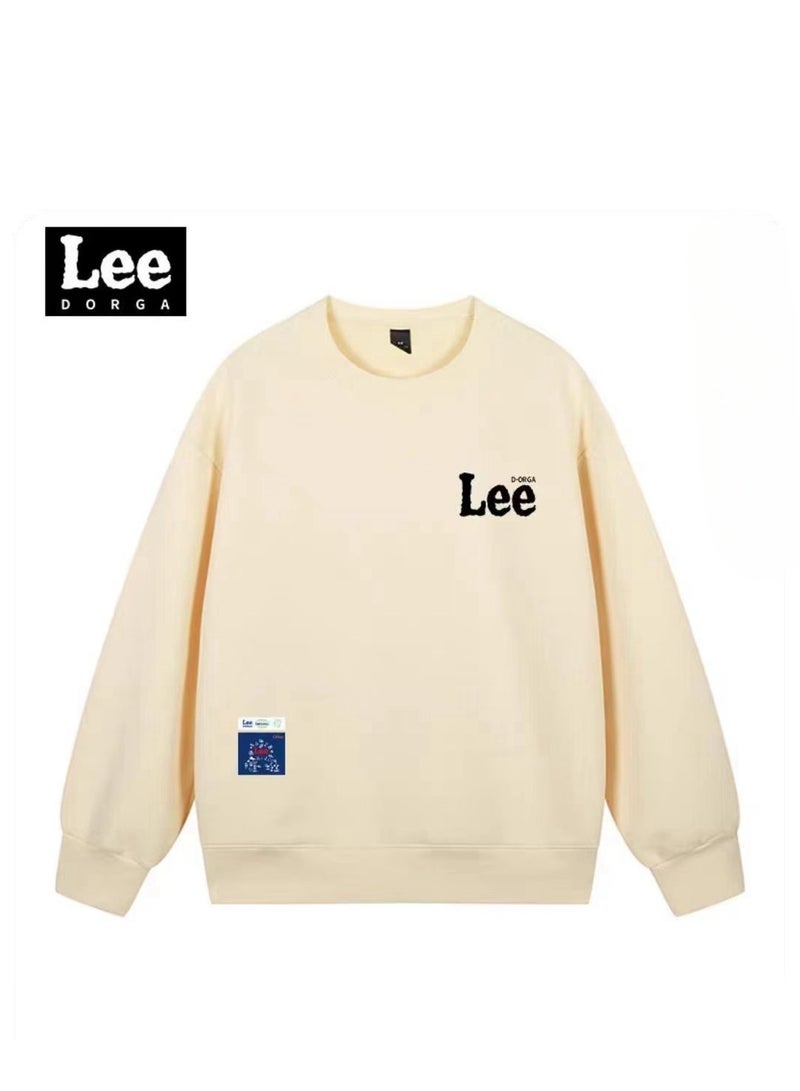 Lee Brand Hoodie Loose Casual Round Neck Long Sleeved Hoodie