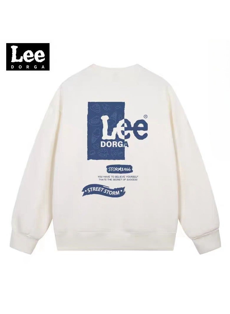 Lee Brand Hoodie Loose Casual Round Neck Long Sleeved Hoodie