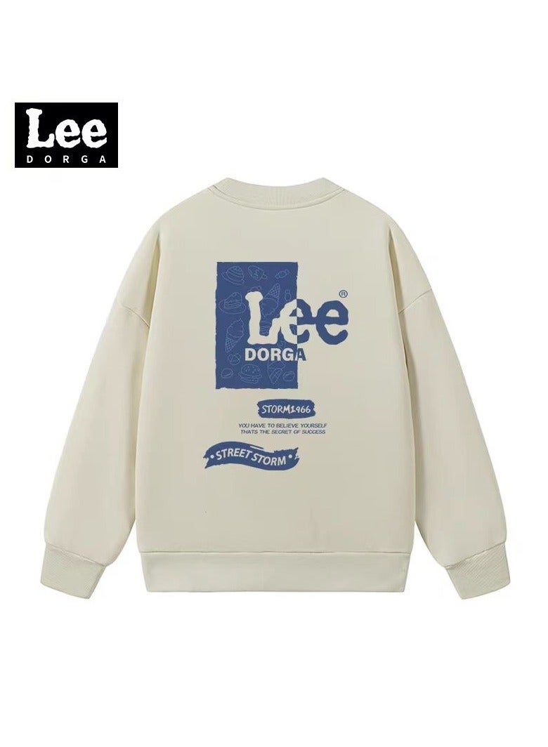 Lee Brand Hoodie Loose Casual Round Neck Long Sleeved Hoodie