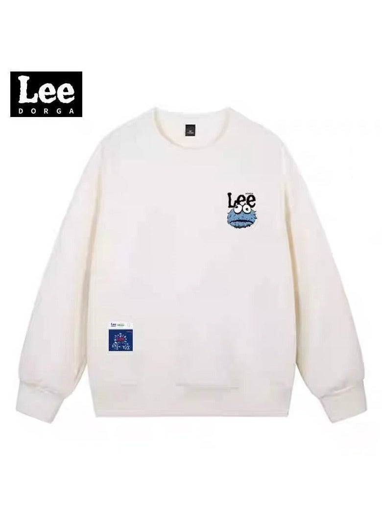 Lee Brand Hoodie Loose Casual Round Neck Long Sleeved Hoodie