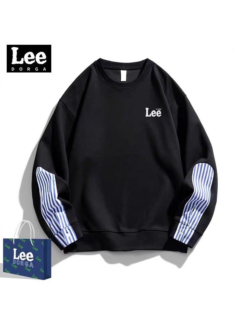 Lee Brand Hoodie Loose Casual Round Neck Long Sleeved Hoodie