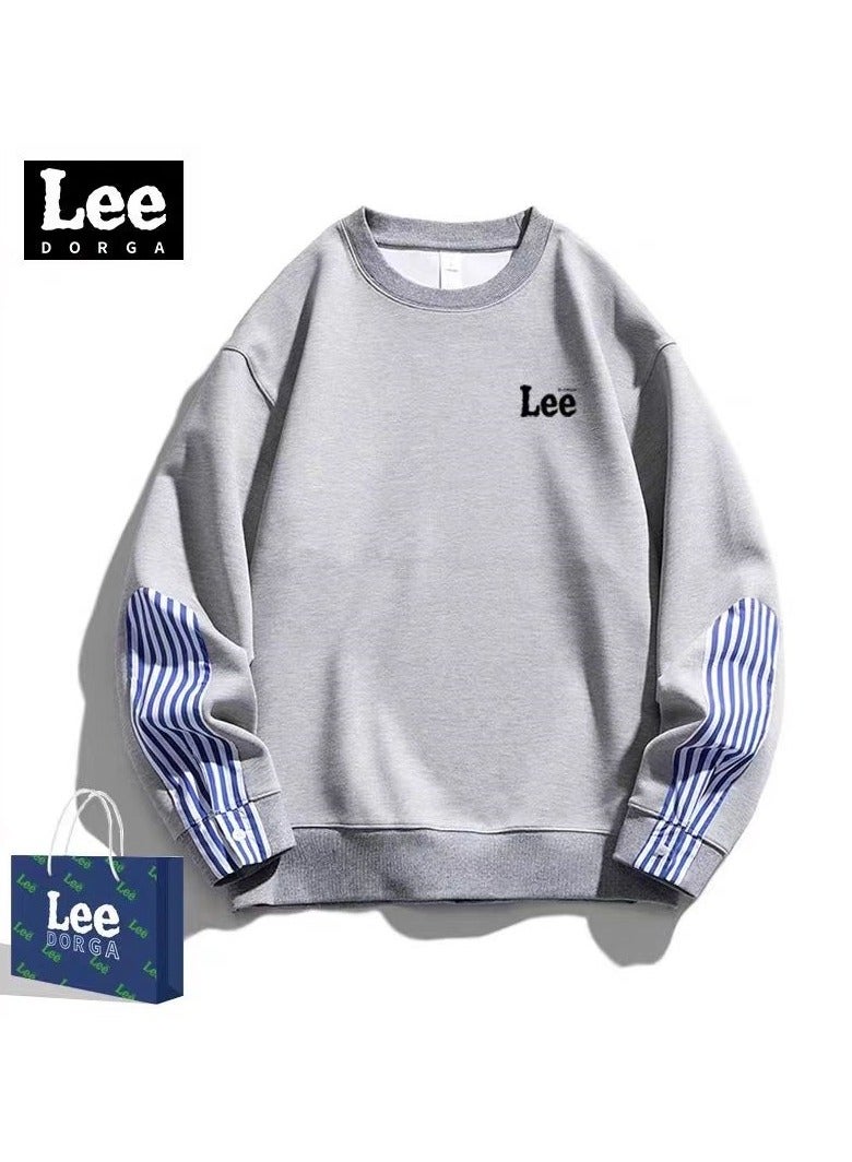 Lee Brand Hoodie Loose Casual Round Neck Long Sleeved Hoodie