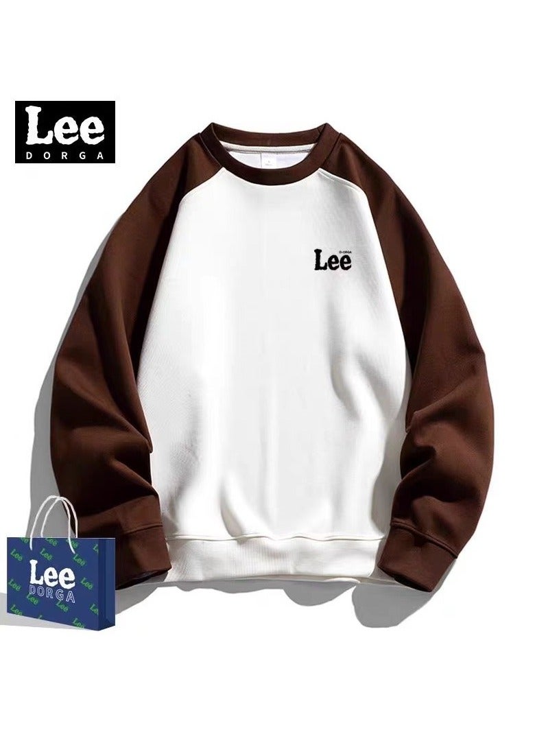 Lee Brand Hoodie Loose Casual Round Neck Long Sleeved Hoodie