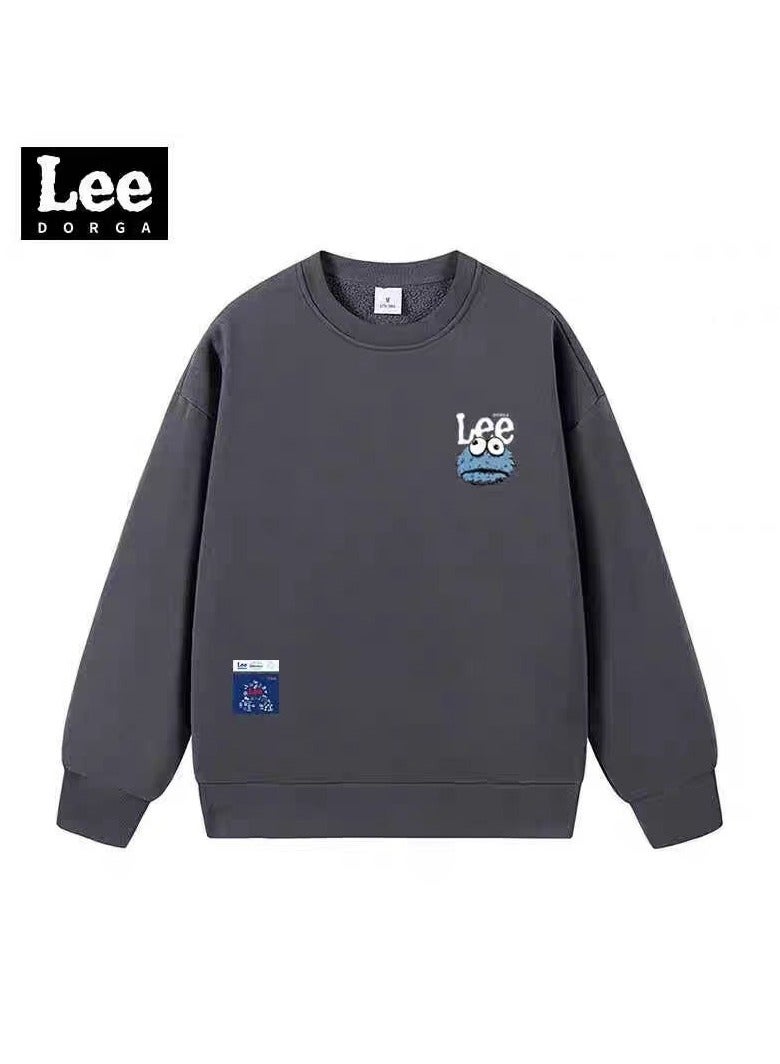 Lee Brand Hoodie Loose Casual Round Neck Long Sleeved Hoodie