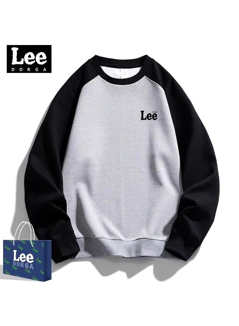 Lee Brand Hoodie Loose Casual Round Neck Long Sleeved Hoodie