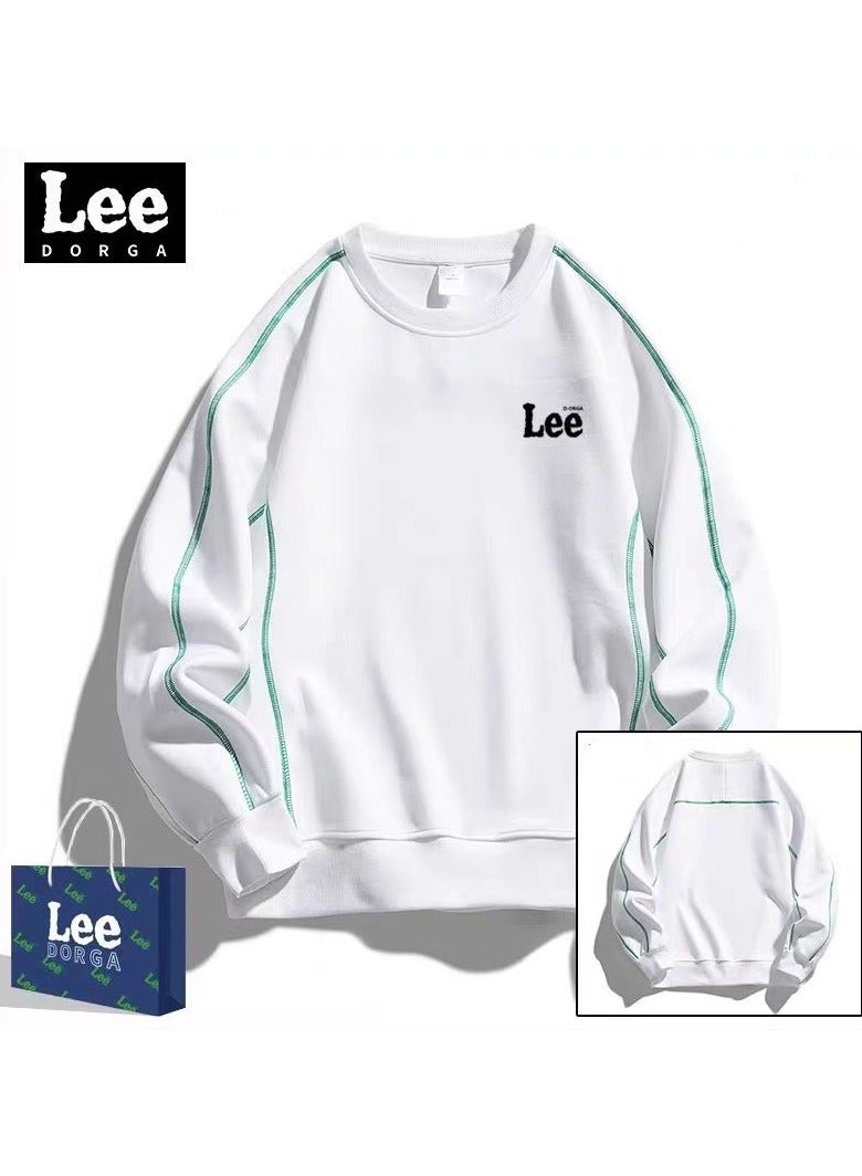 Lee Brand Hoodie Loose Casual Round Neck Long Sleeved Hoodie