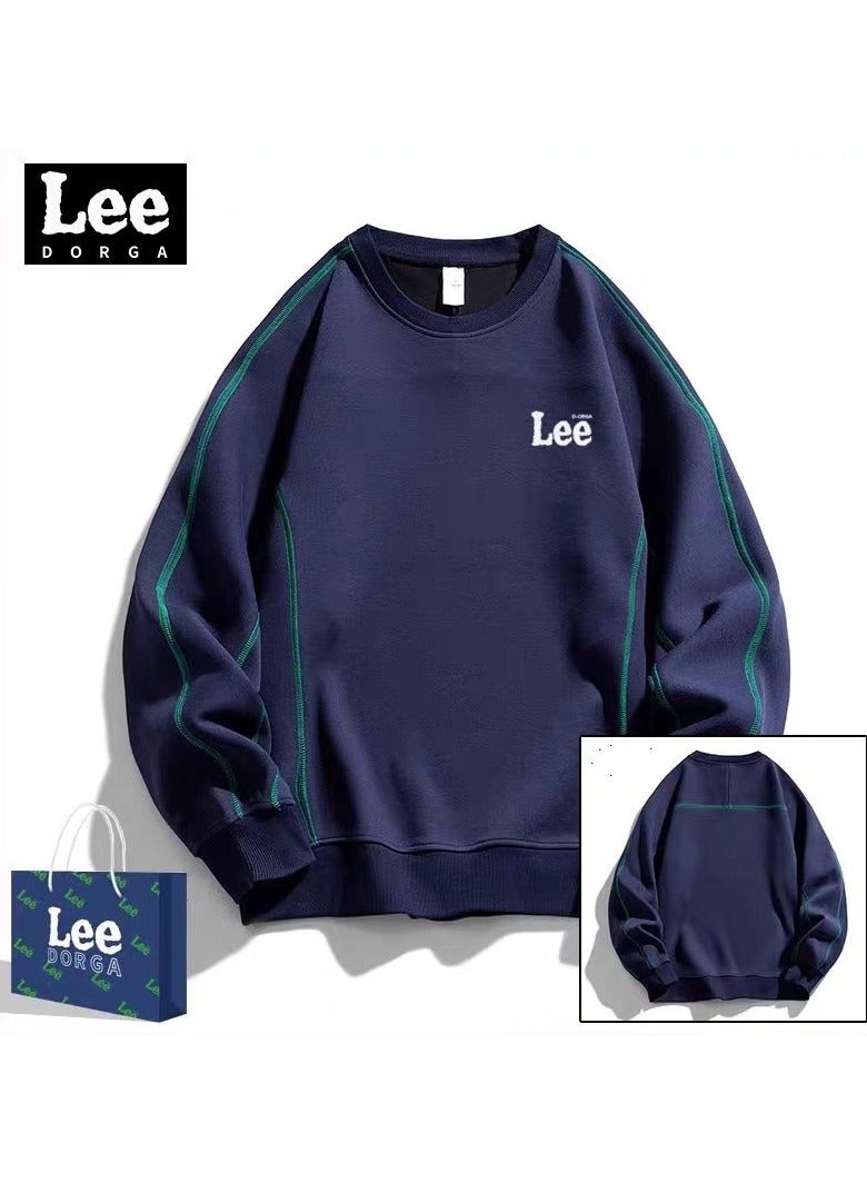 Lee Brand Hoodie Loose Casual Round Neck Long Sleeved Hoodie