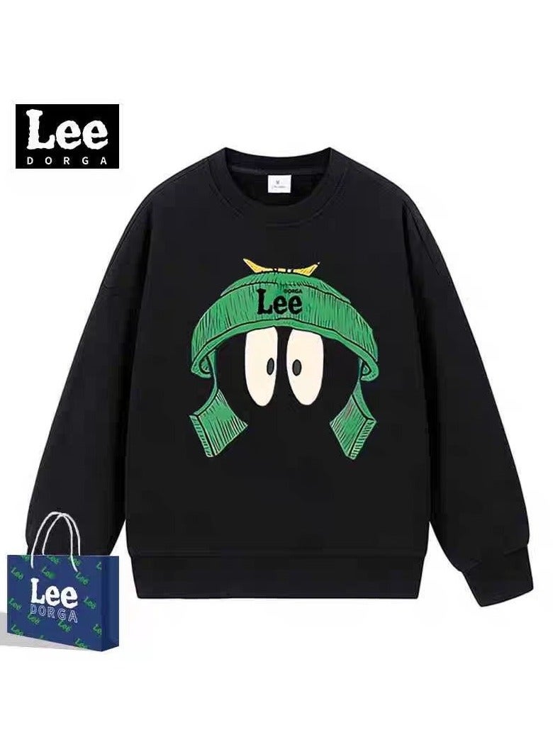 Lee Brand Hoodie Loose Casual Round Neck Long Sleeved Hoodie