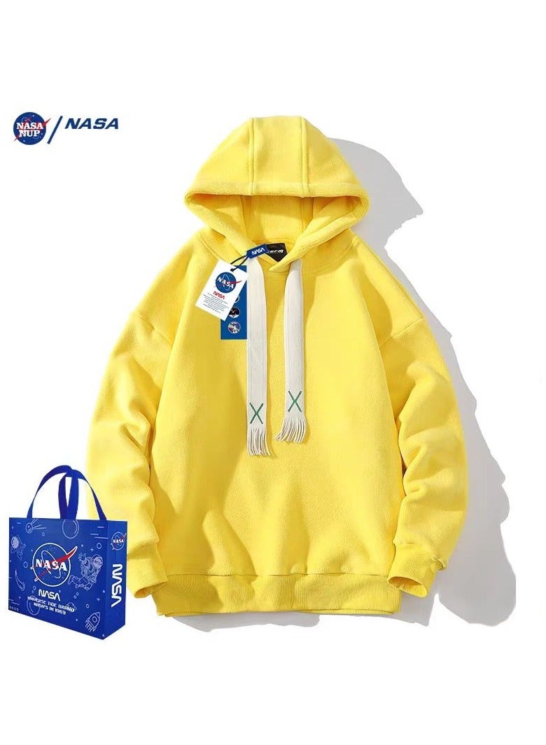 Polar Fleece Hoodie Spring And Autumn Style Top Heavyweight Hoodie