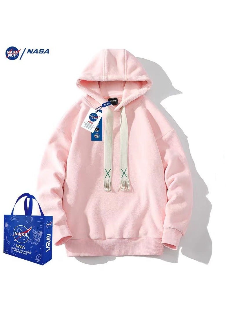 Polar Fleece Hoodie Spring And Autumn Style Top Heavyweight Hoodie