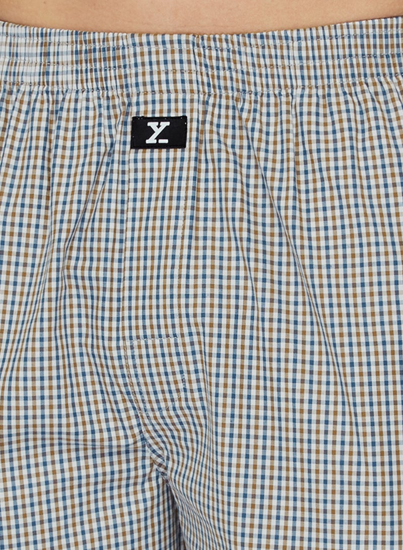 IntelliEaze Super Combed Cotton Boxer Shorts for mens pack of 2
