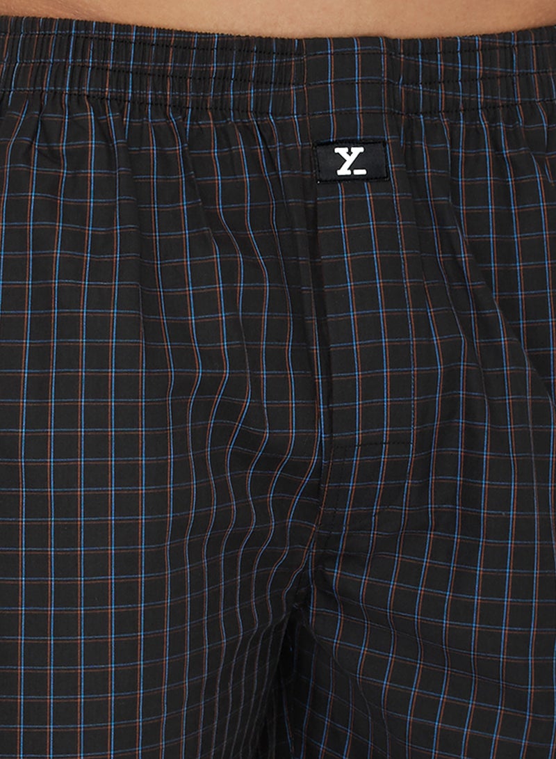 IntelliEaze Super Combed Cotton Boxer Shorts for mens pack of 2